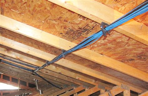 STEP: Protect the wires with a waterproof <strong>cable</strong> cover. . How to run cable from attic to outside